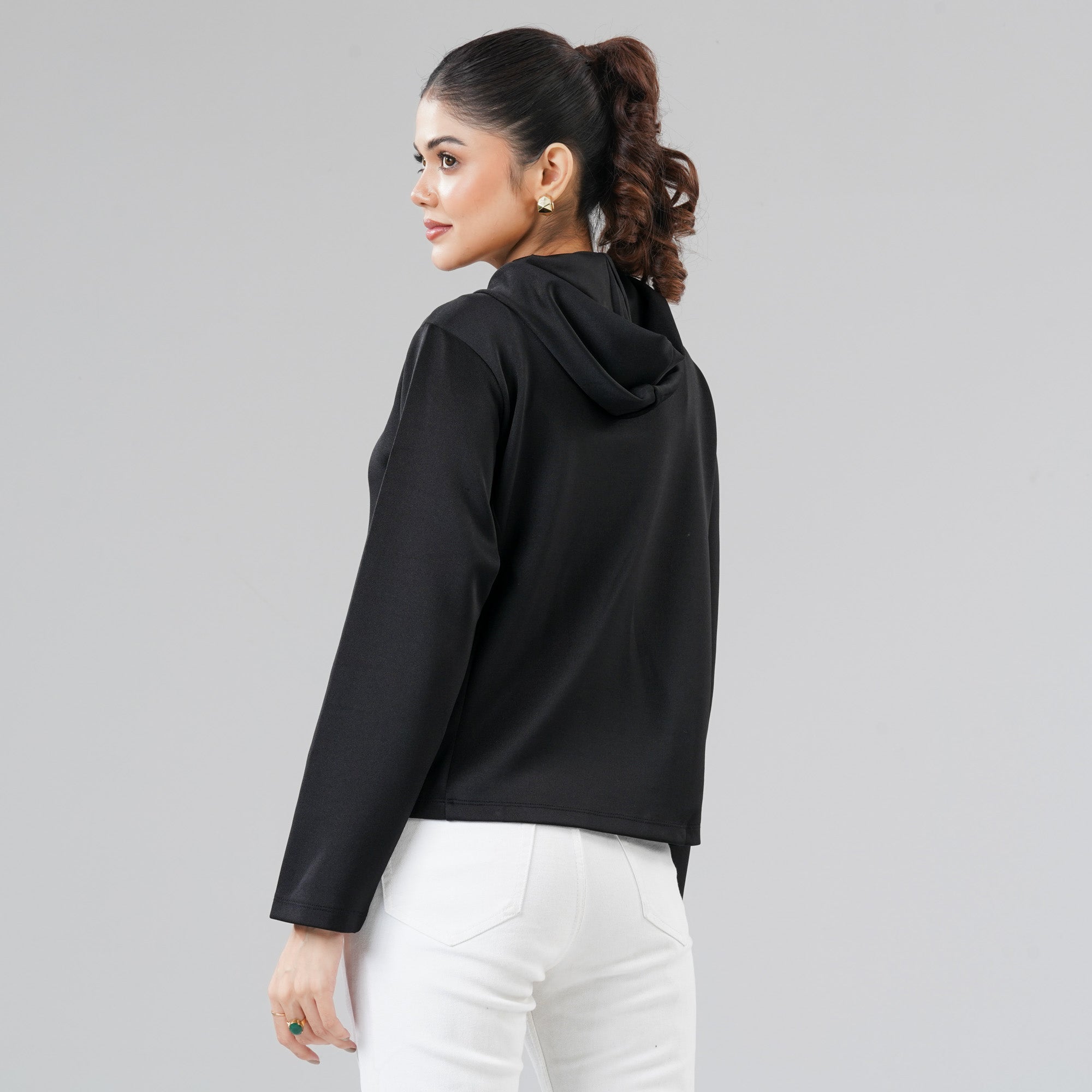 Womens Black Hoodie