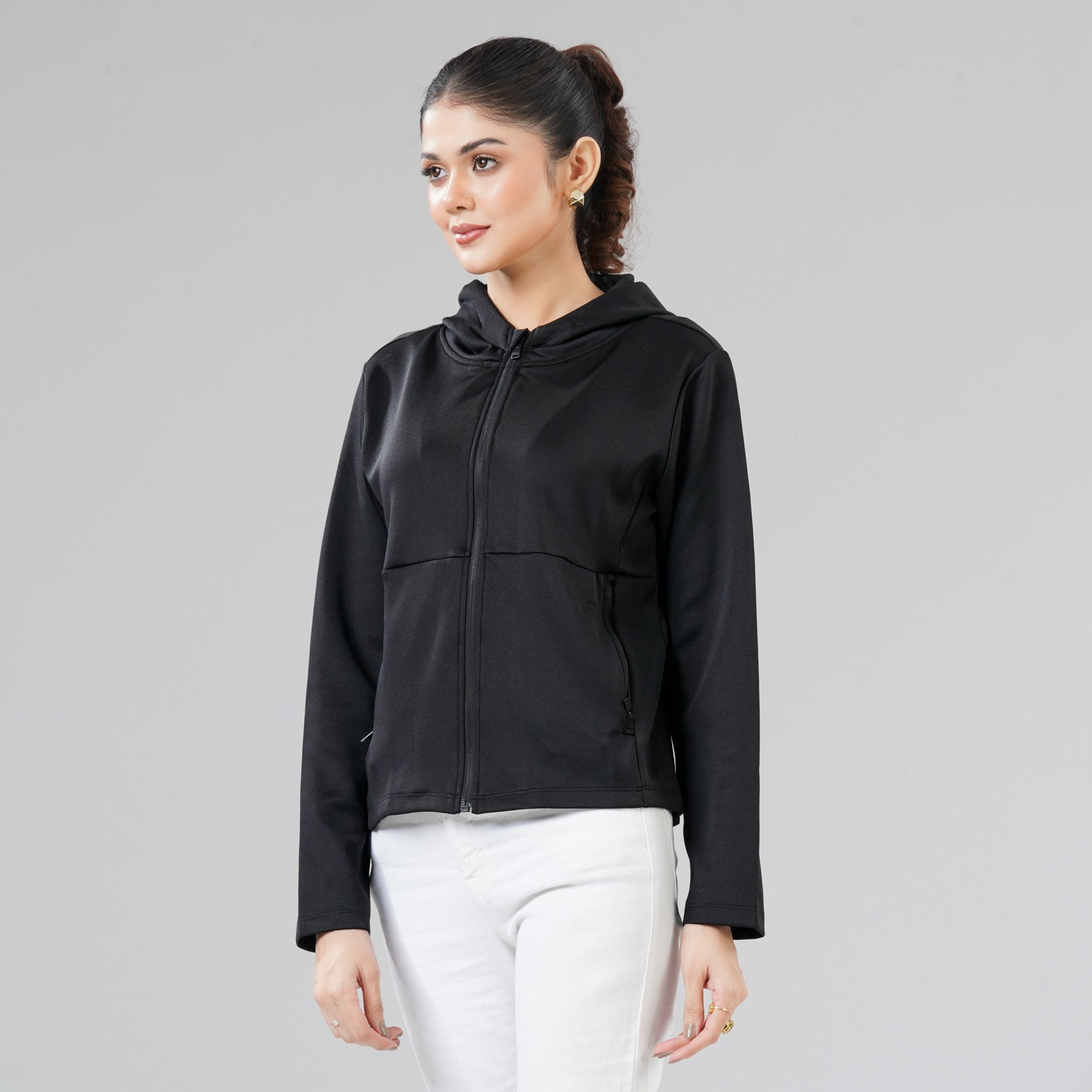 Womens Black Hoodie