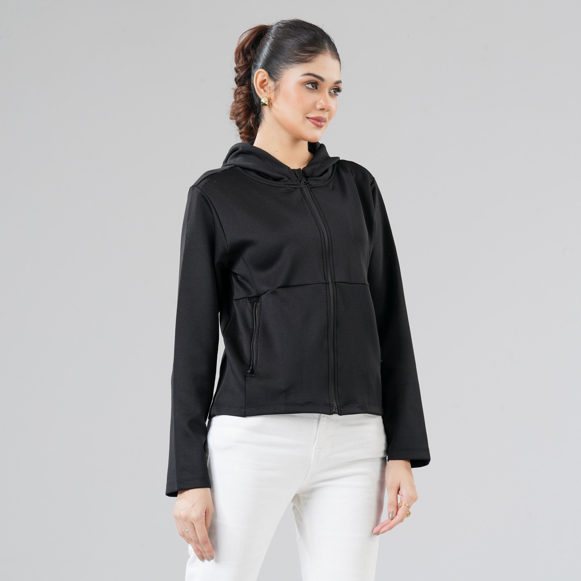 Womens Black Hoodie