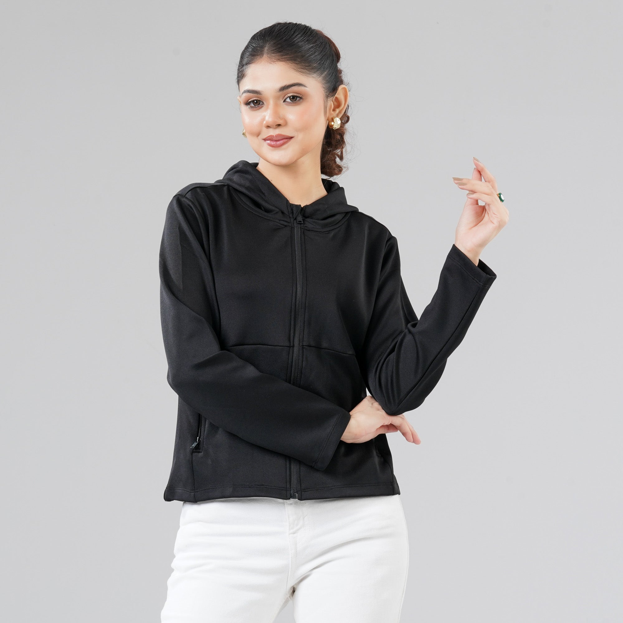 Womens Black Hoodie