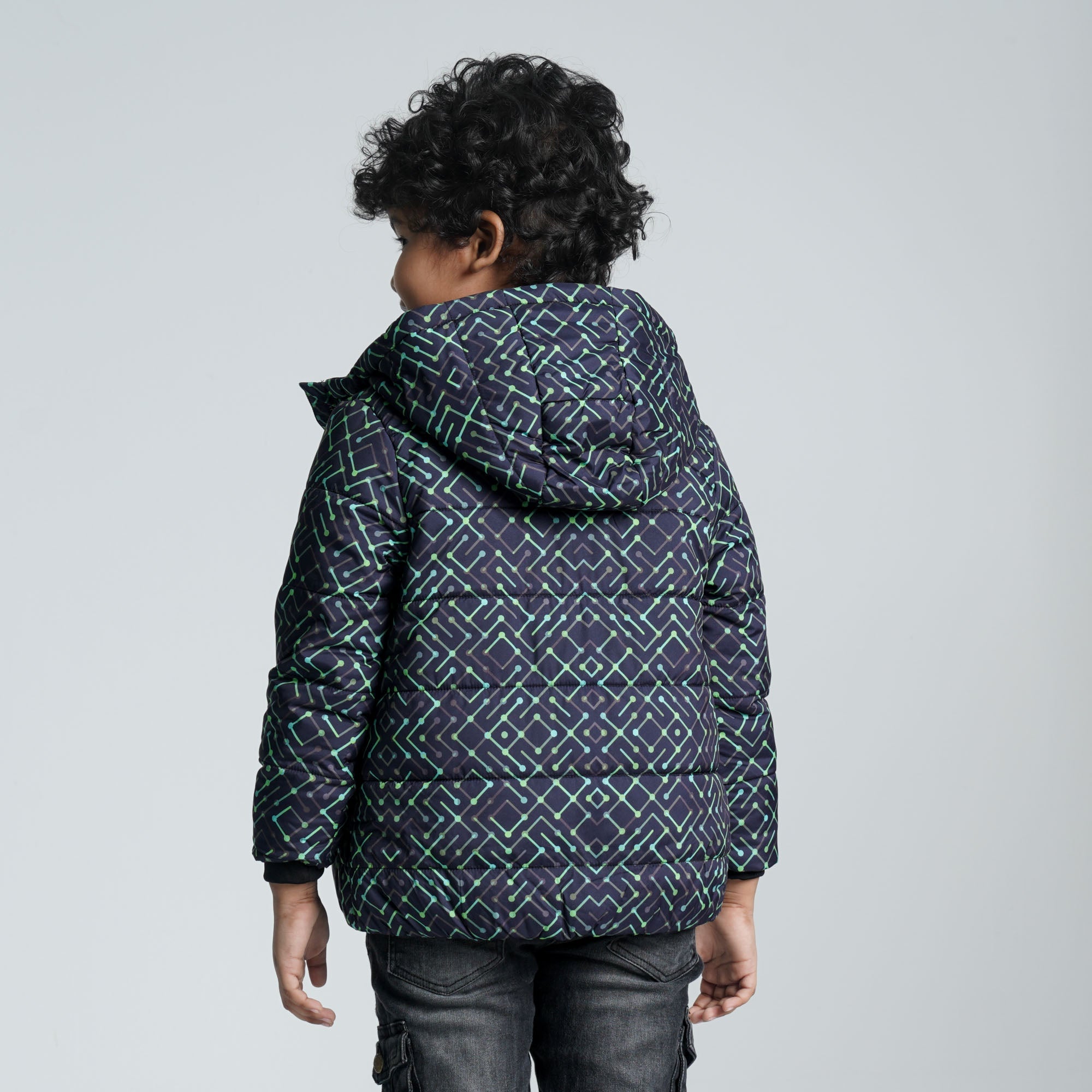 Baby Navy & Green Boys Quilting