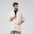 Mens Sweater Light Beige Blazer