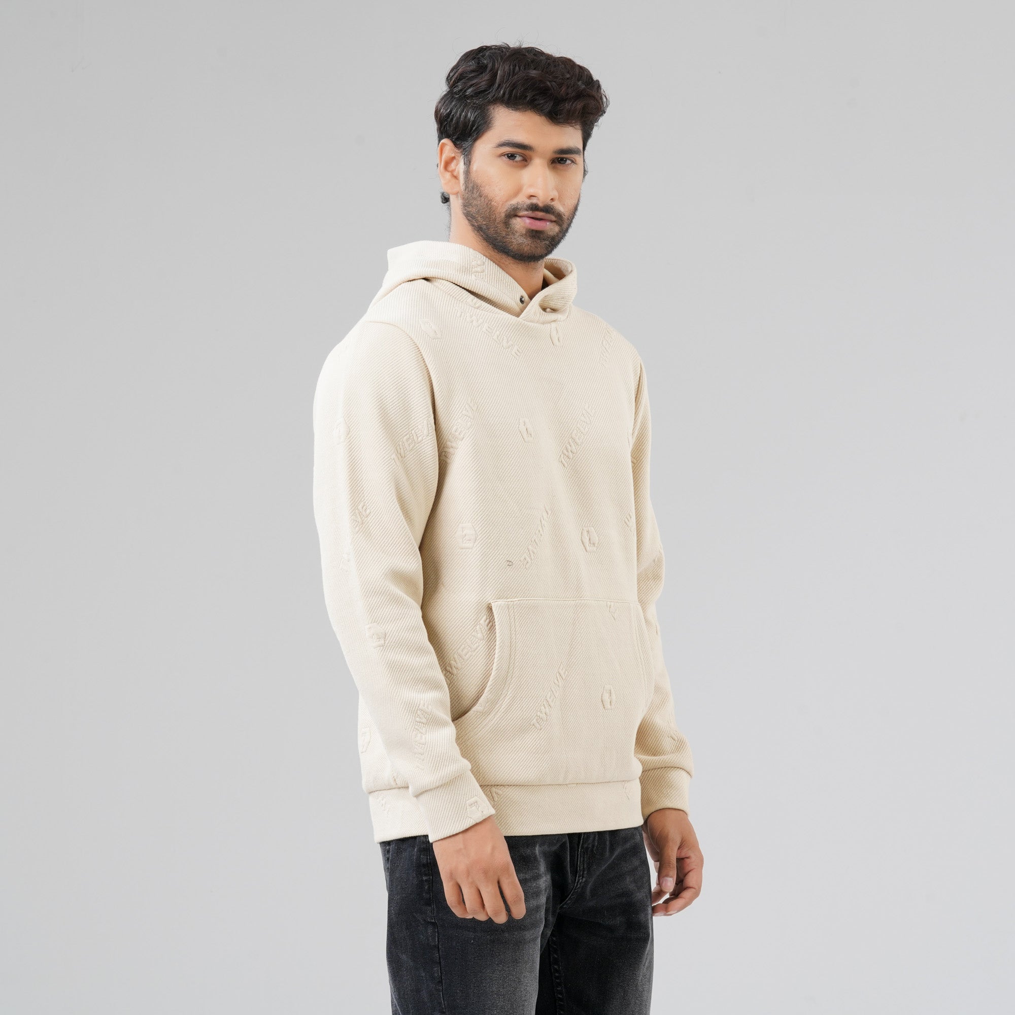 Men's Off White Hoodie