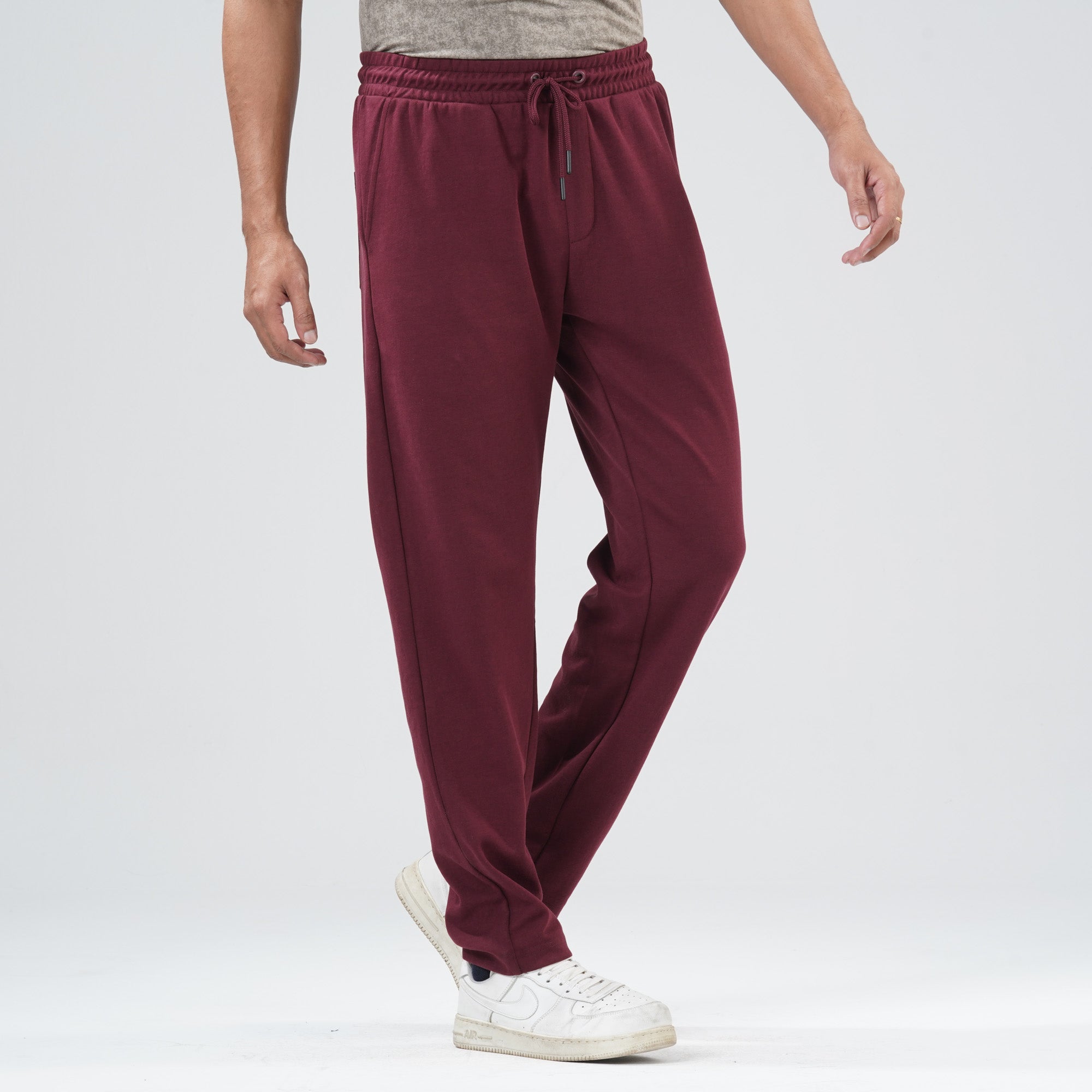 Mens Maroon Joggers