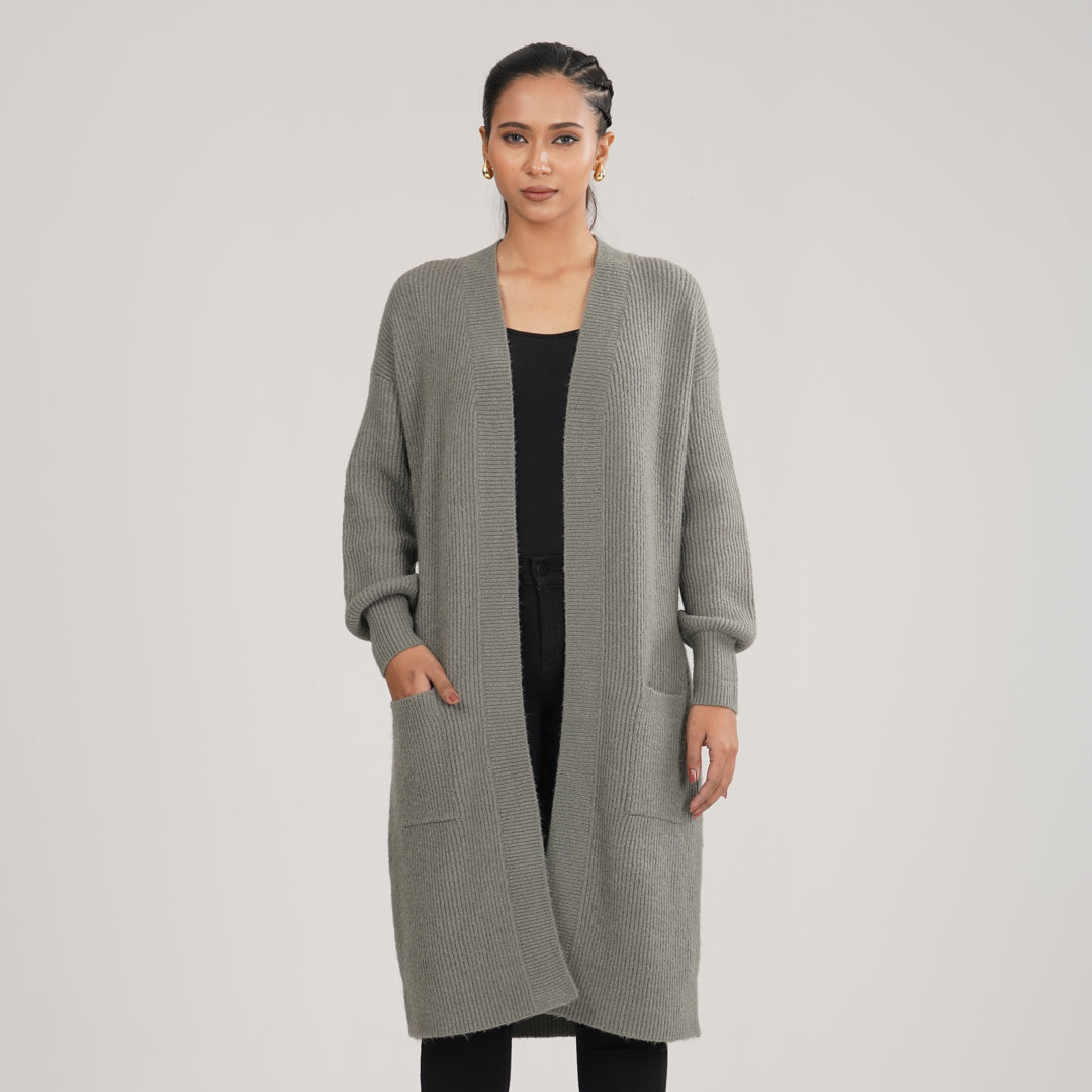 Womens Grey Sweater Shrug