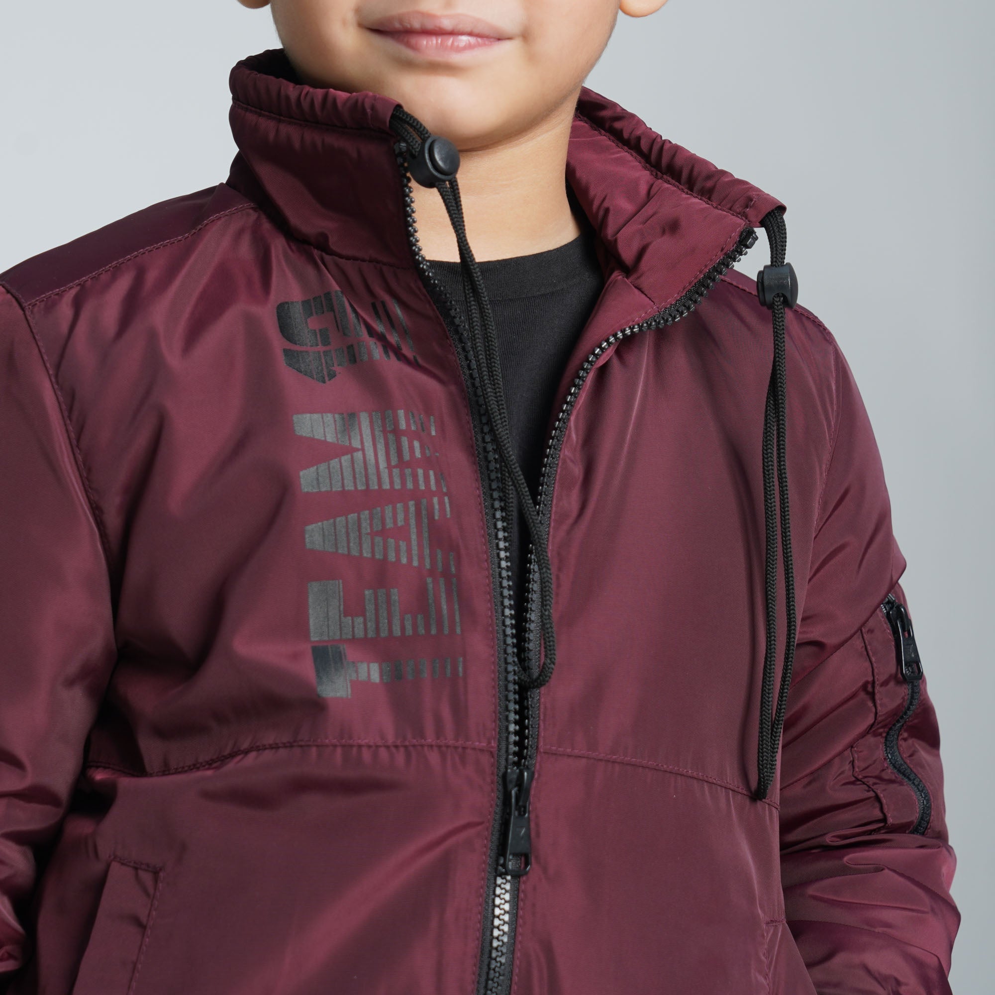 Boy's Maroon Bomber