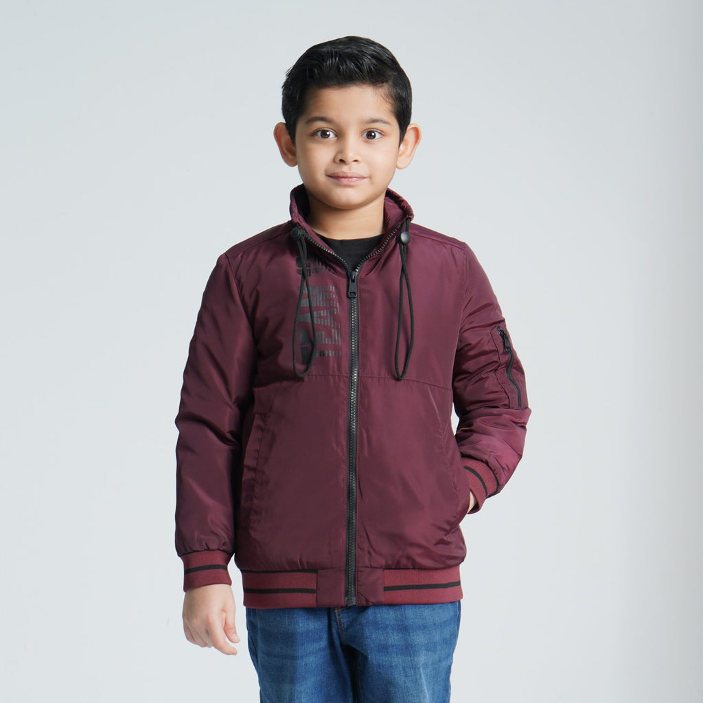 Boy's Maroon Bomber