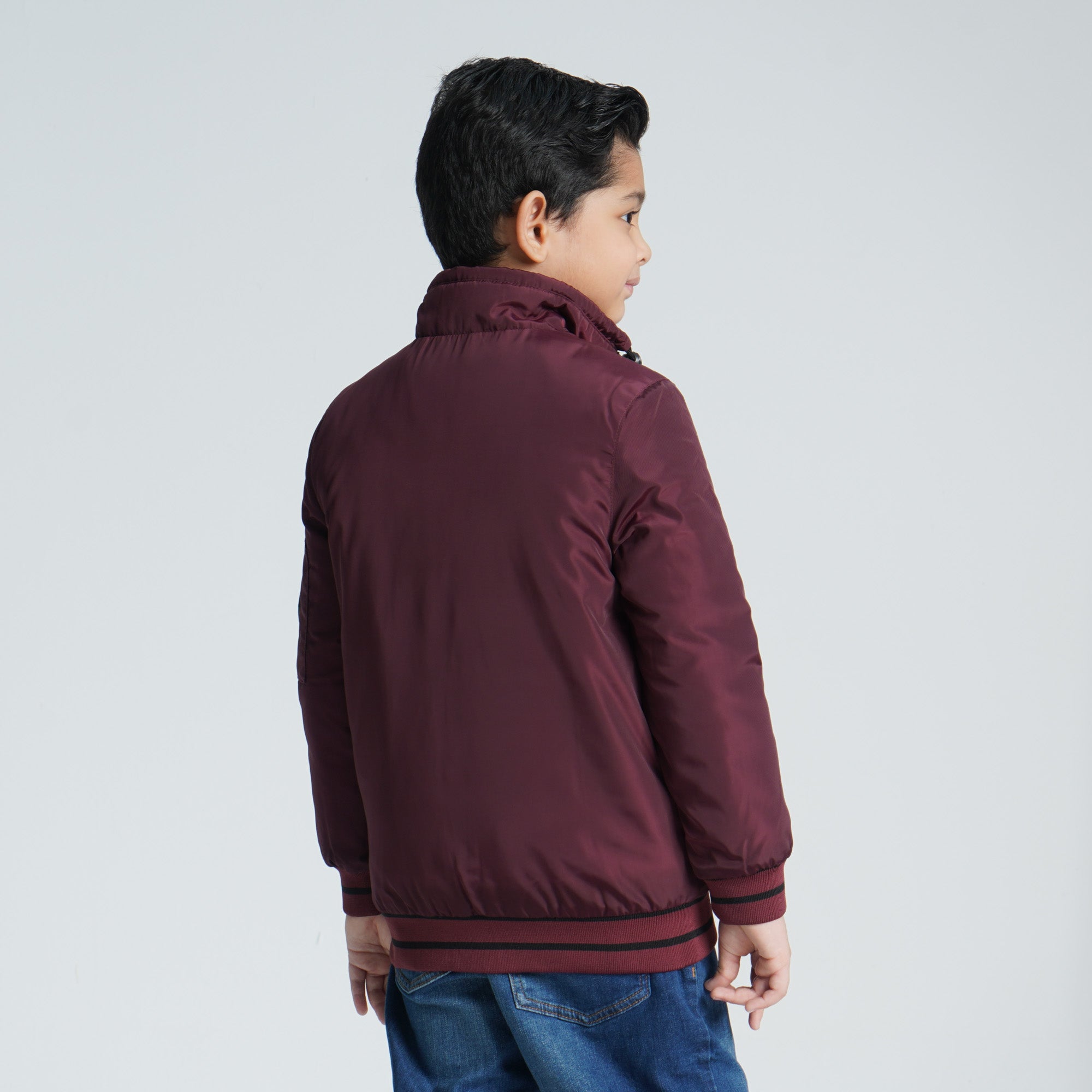 Boy's Maroon Bomber