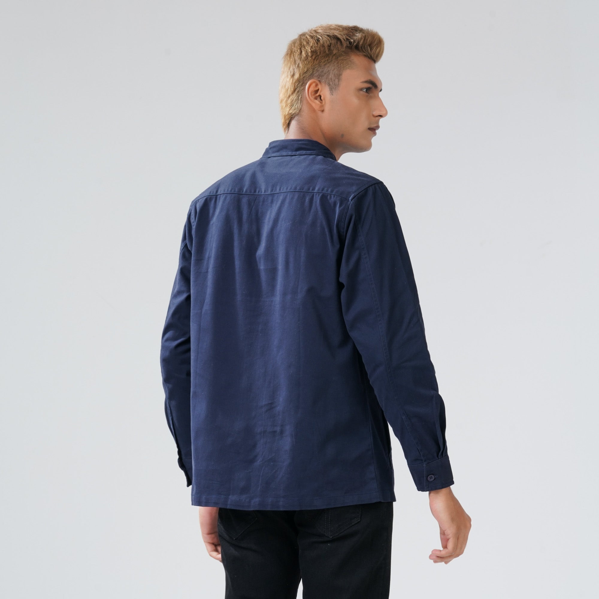 Men's Navy Shacket