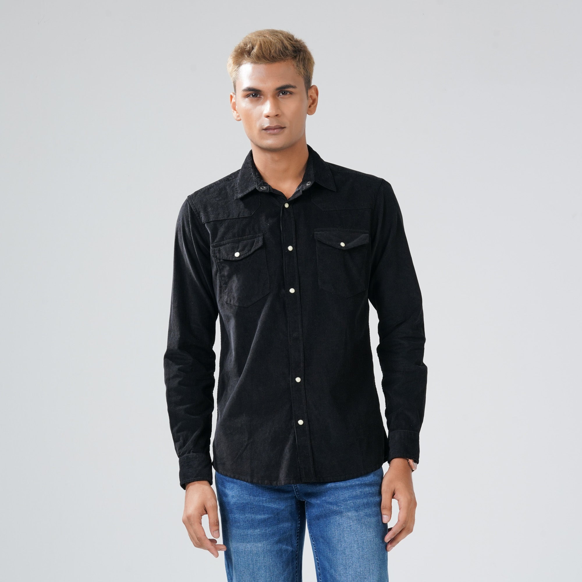 Mens Black Shirt