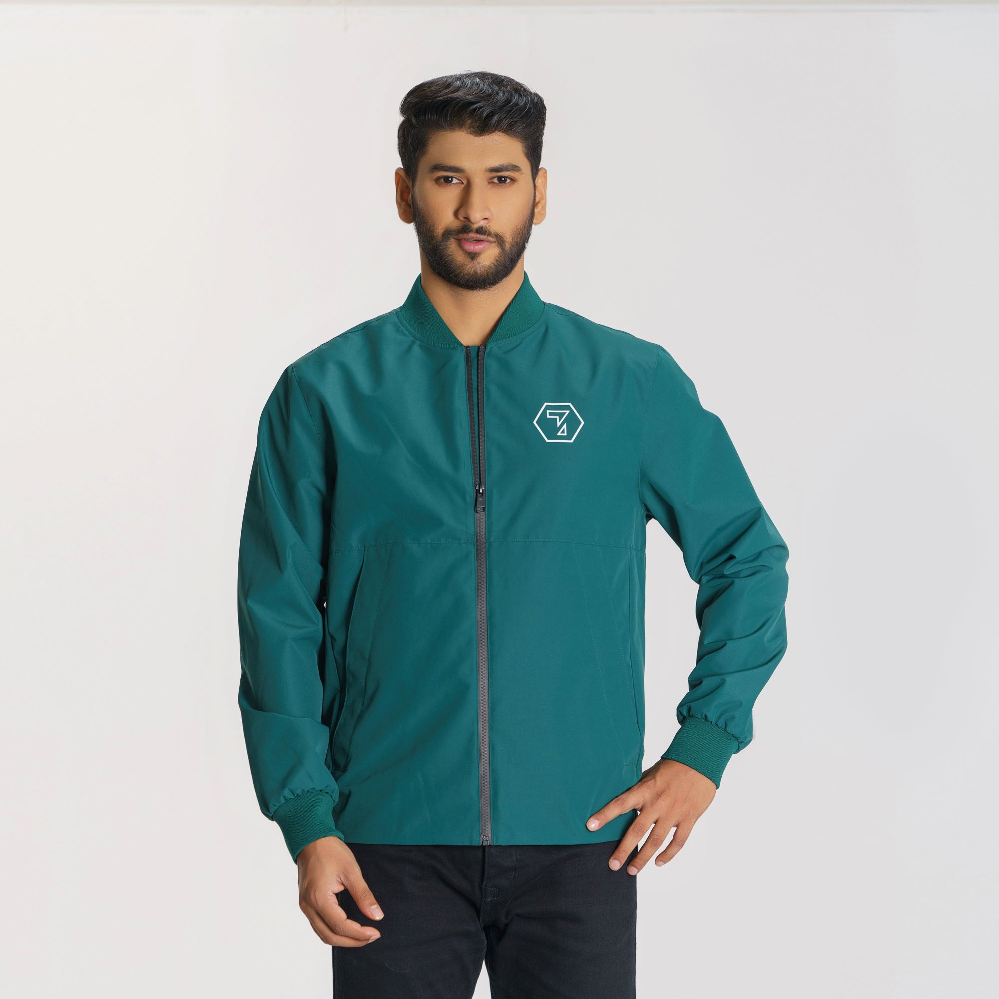 Mens Bomber Green