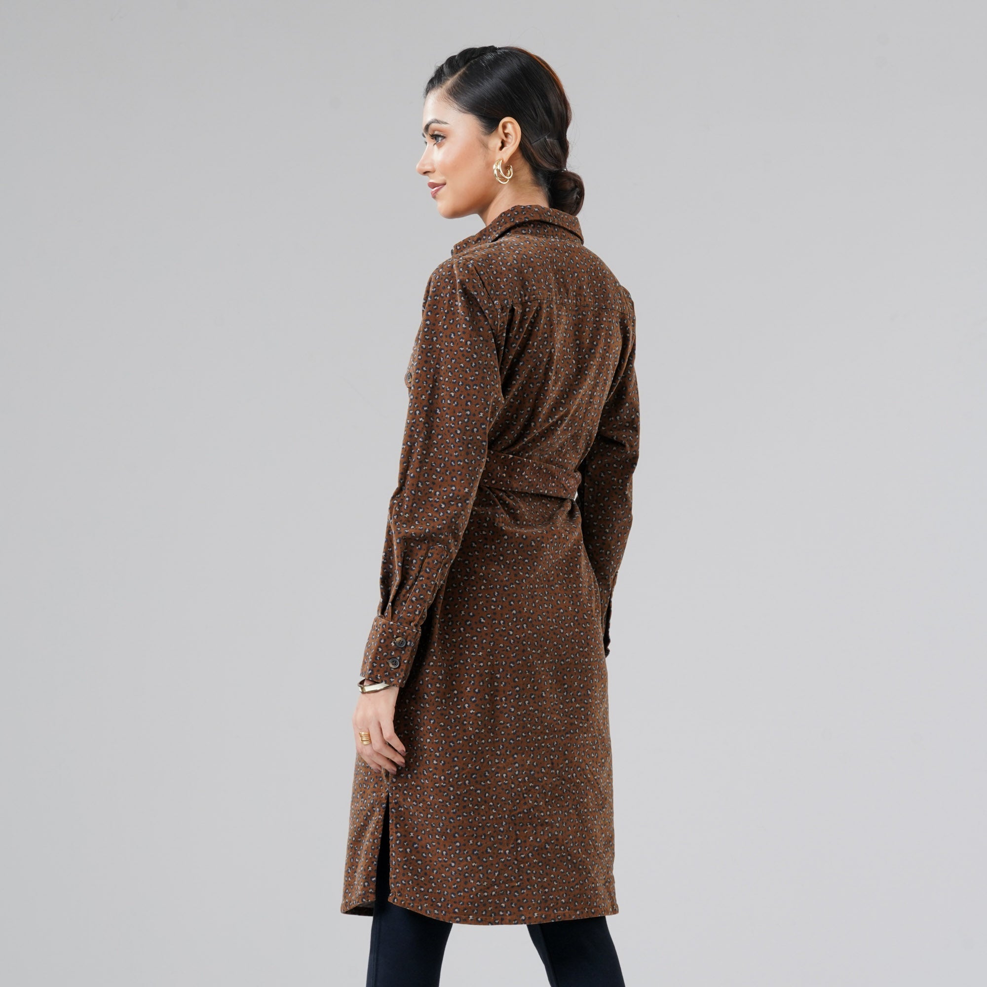 Womens Brown Dress