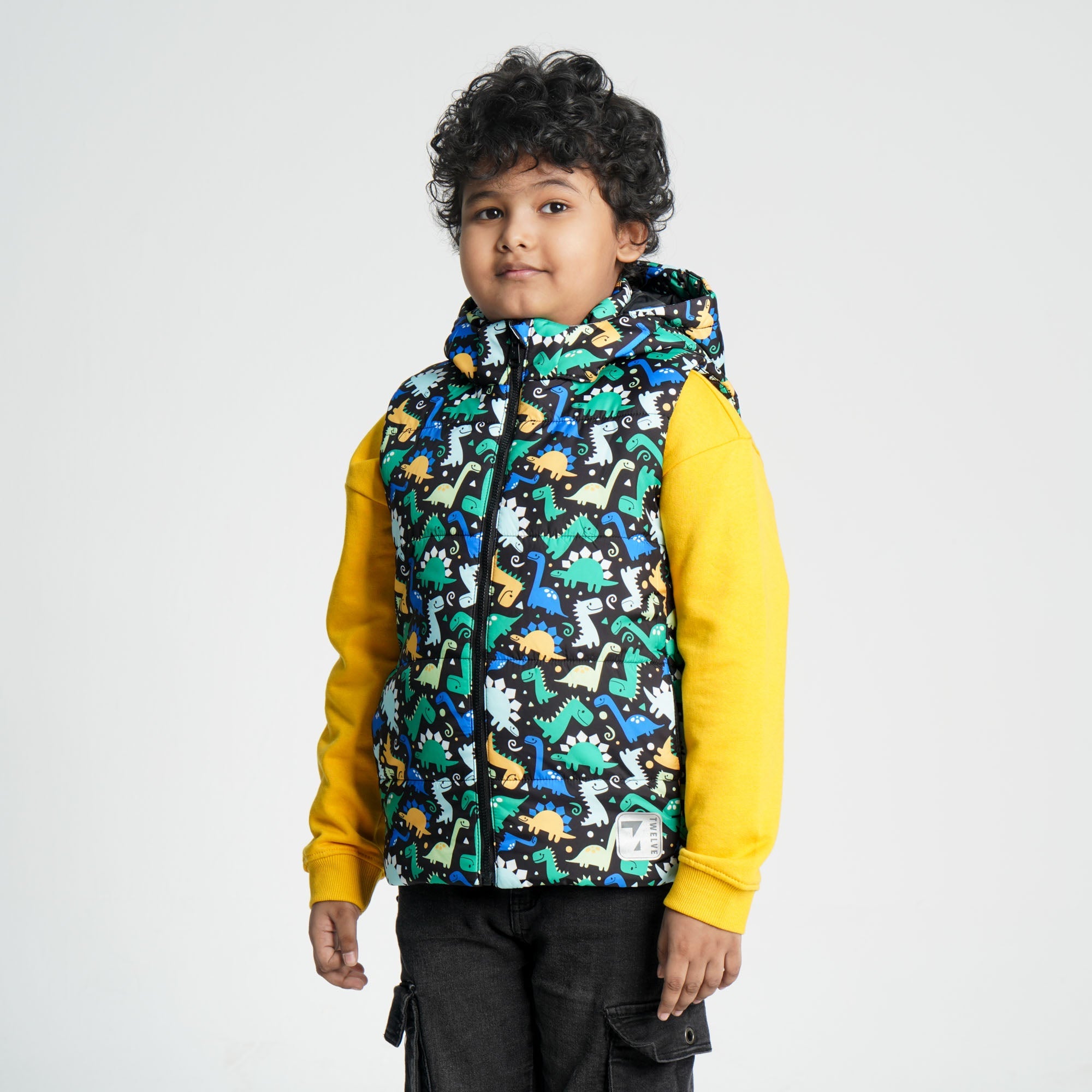 Baby Black & Green Boys Husky