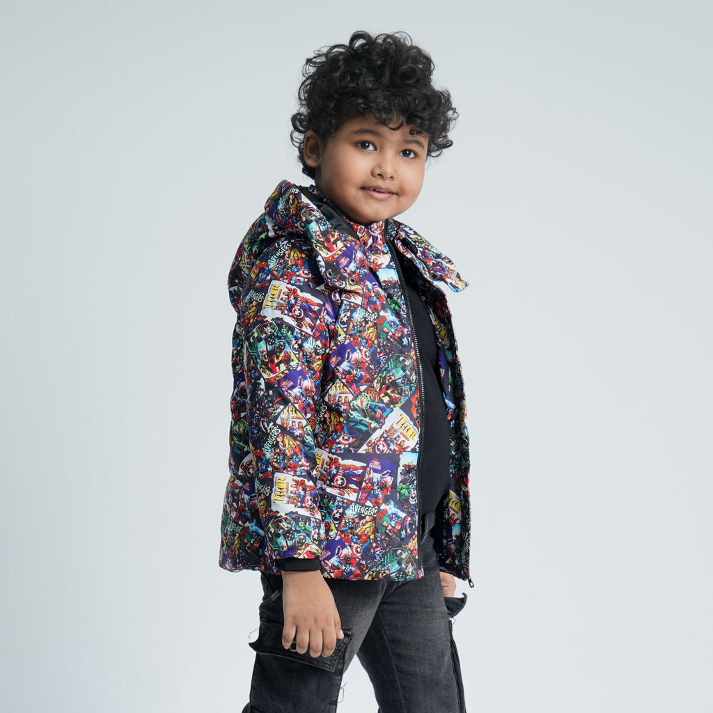 Baby Boys Multi Color Quilt Jacket