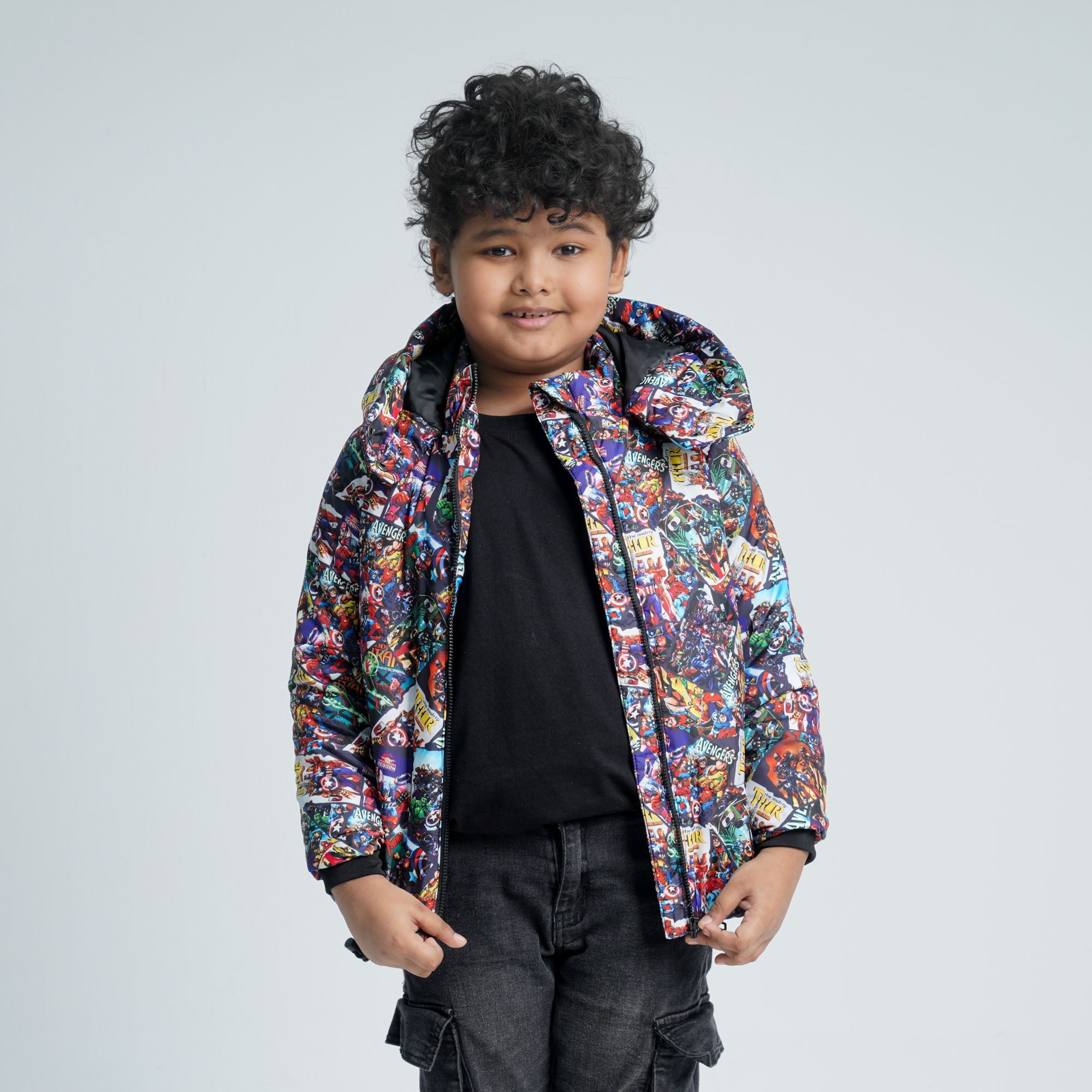 Baby Boys Multi Color Quilt Jacket