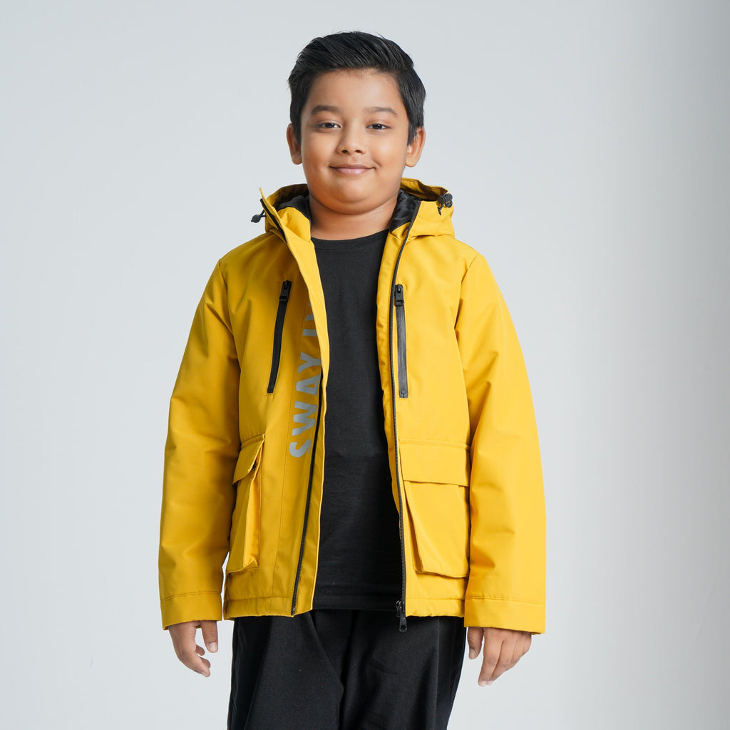 Boy's Mustered Windbreaker