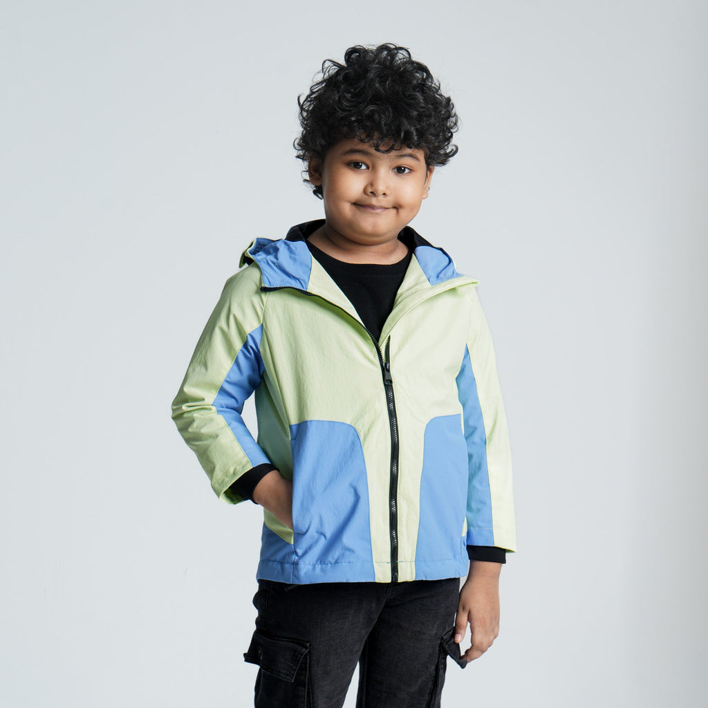 Baby Boys Mint Green Windbreaker
