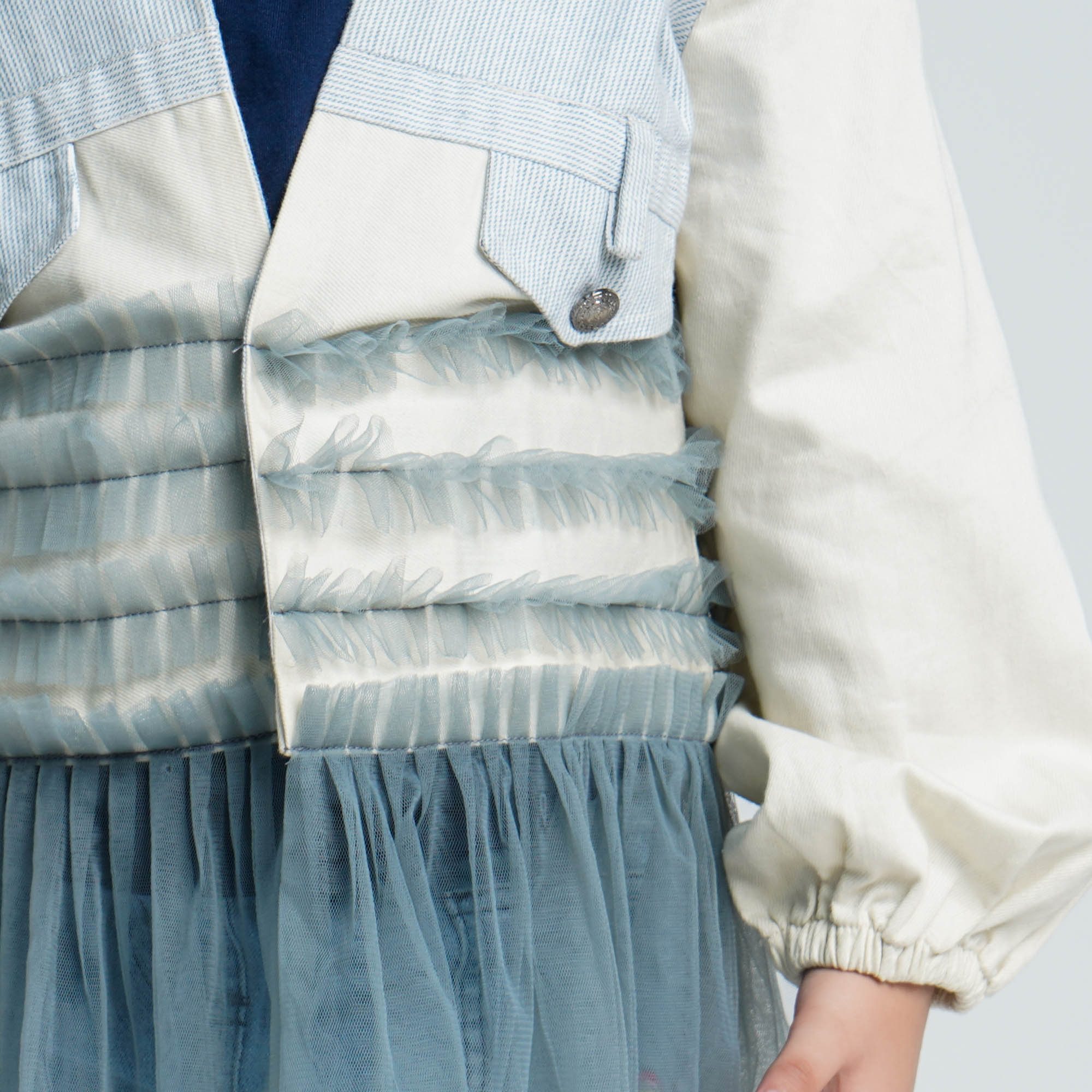 Girls Off White Jacket