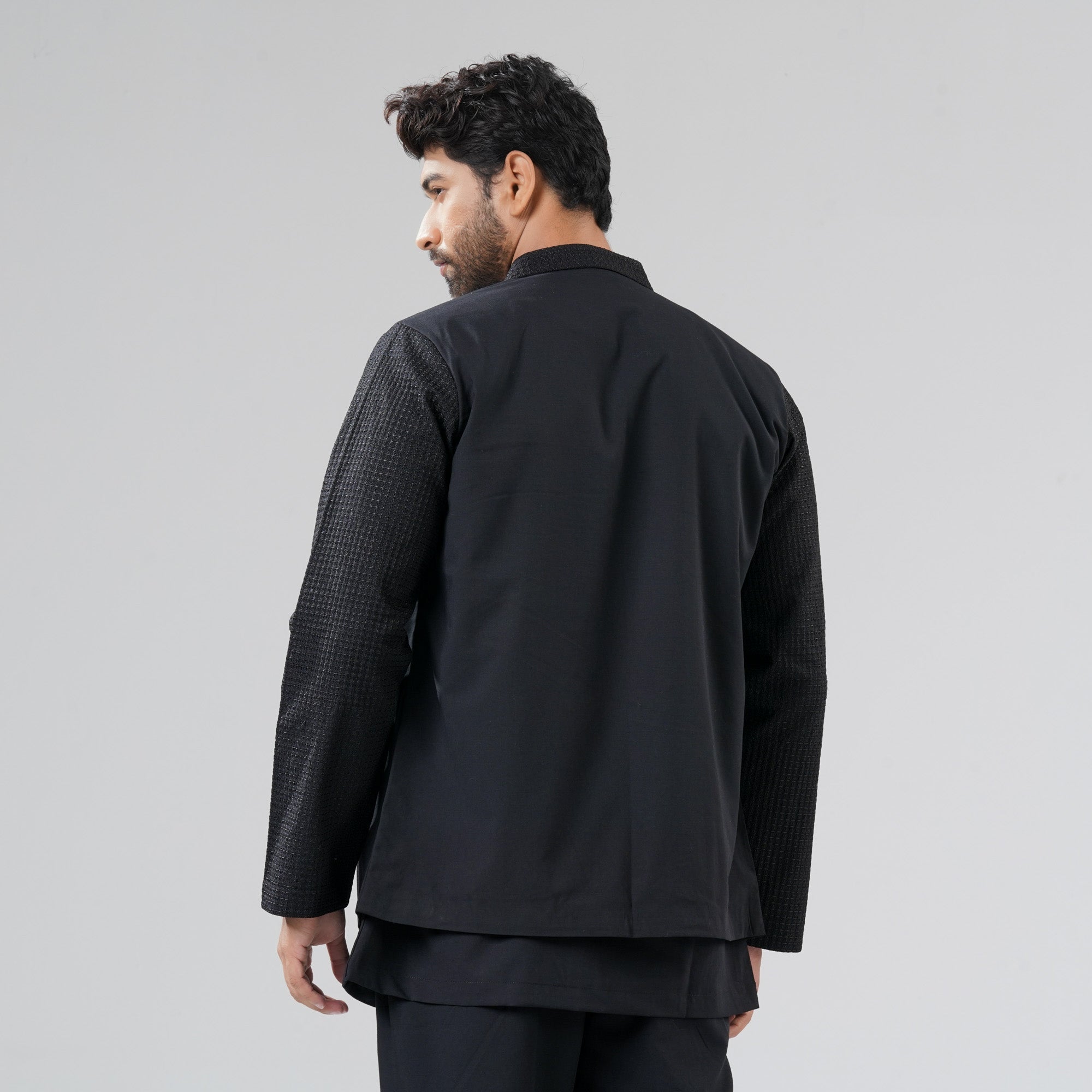 Mens Black Three  Piece Set