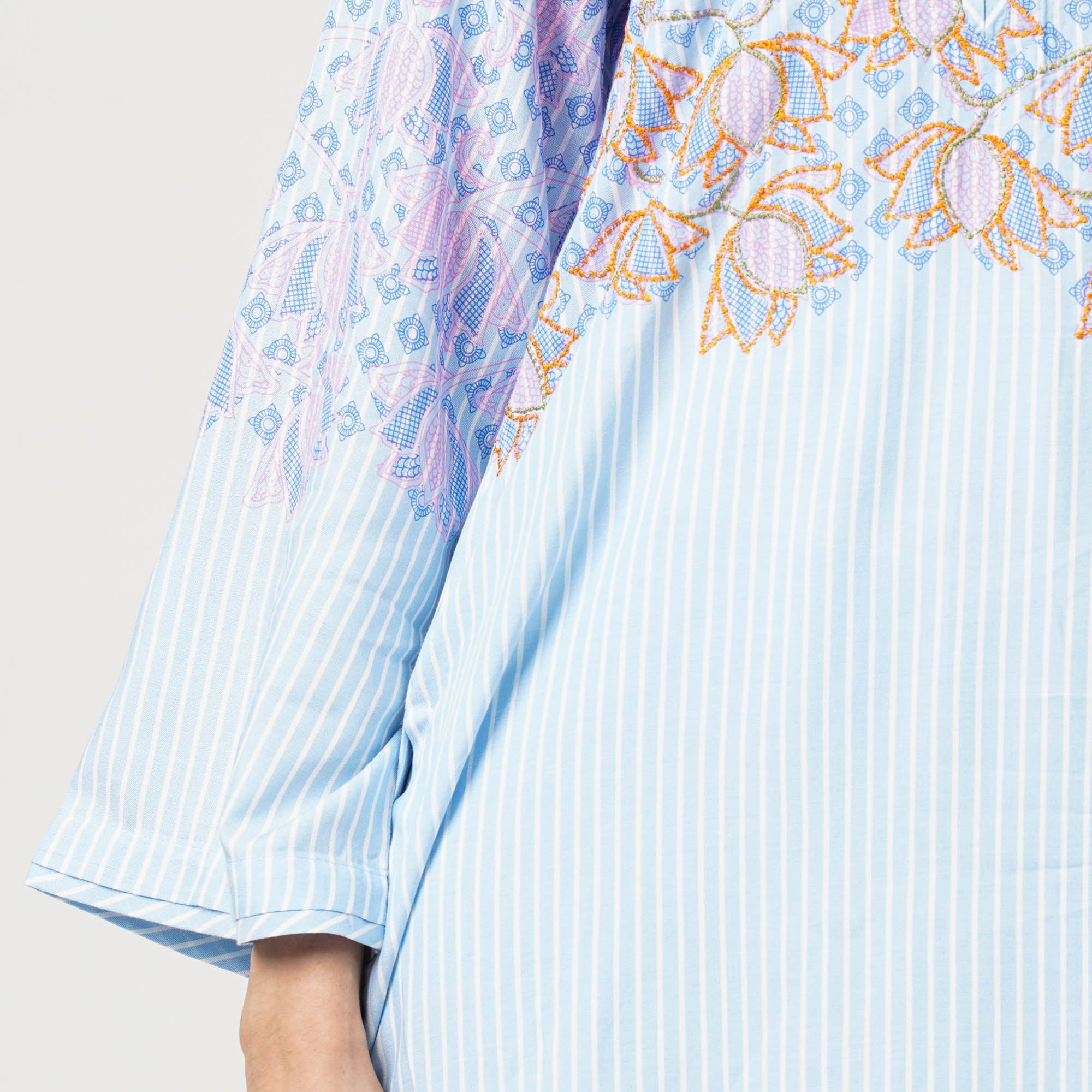 Women’s Embroidered Viscose Two-Piece Set