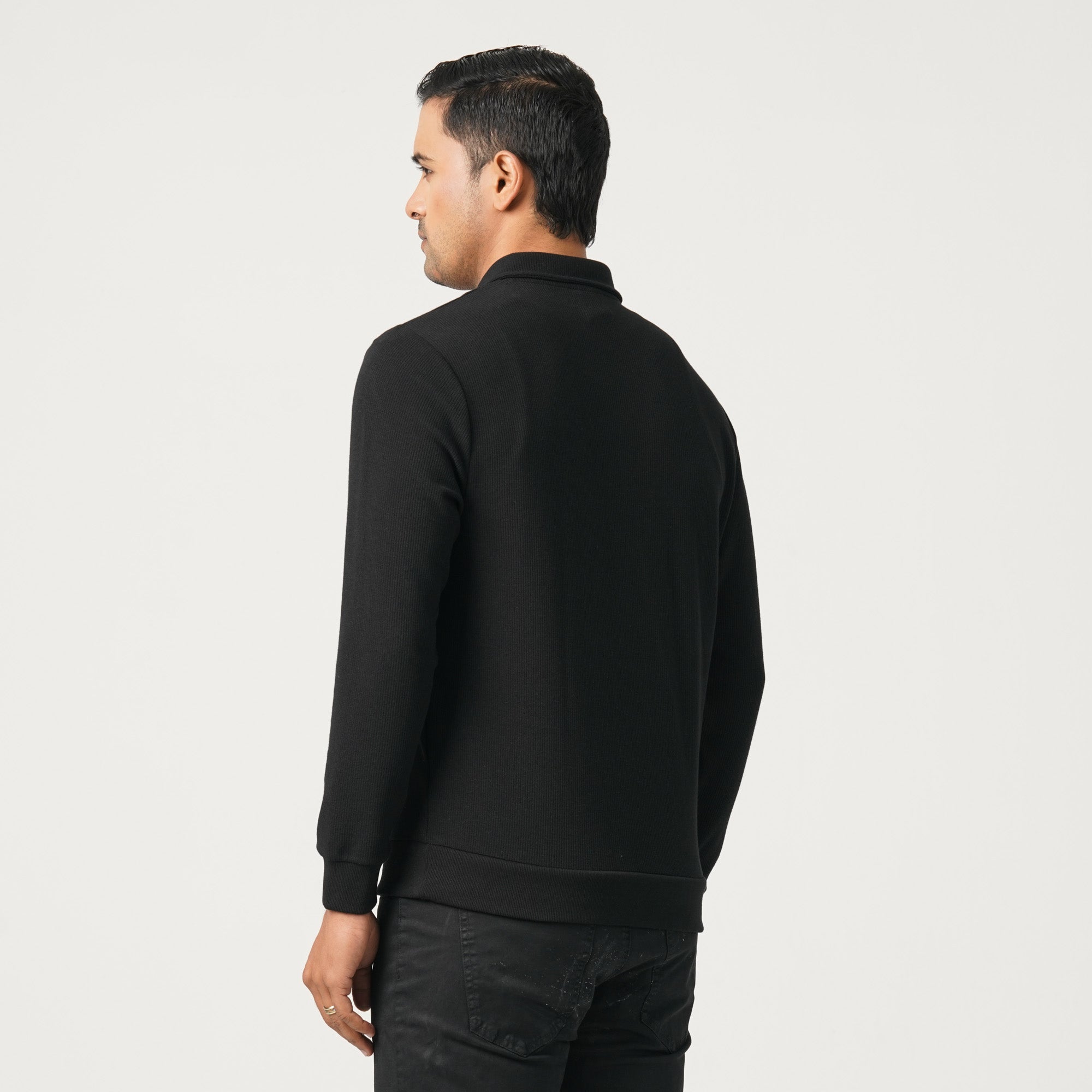 Mens Black Polo Shirt