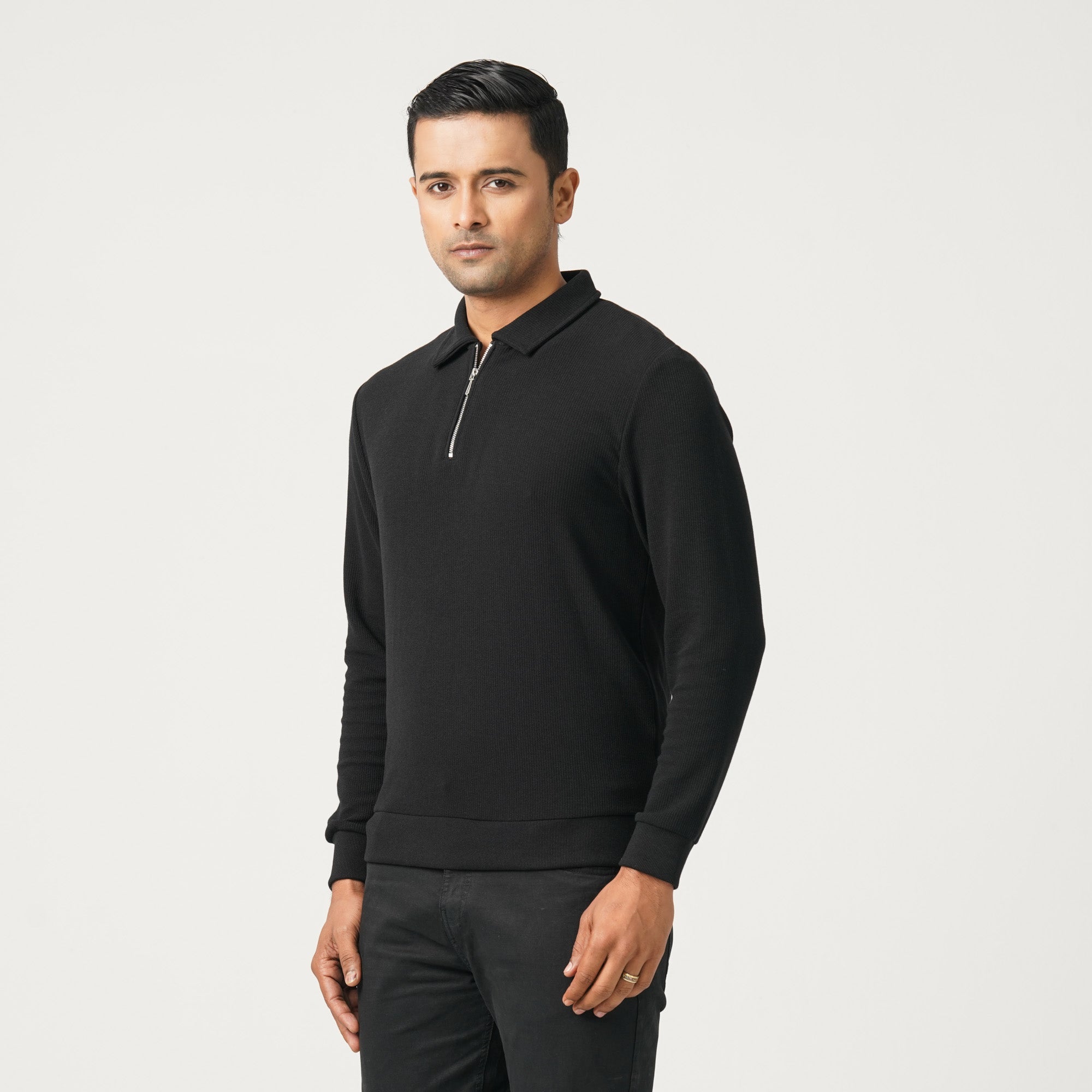 Mens Black Polo Shirt