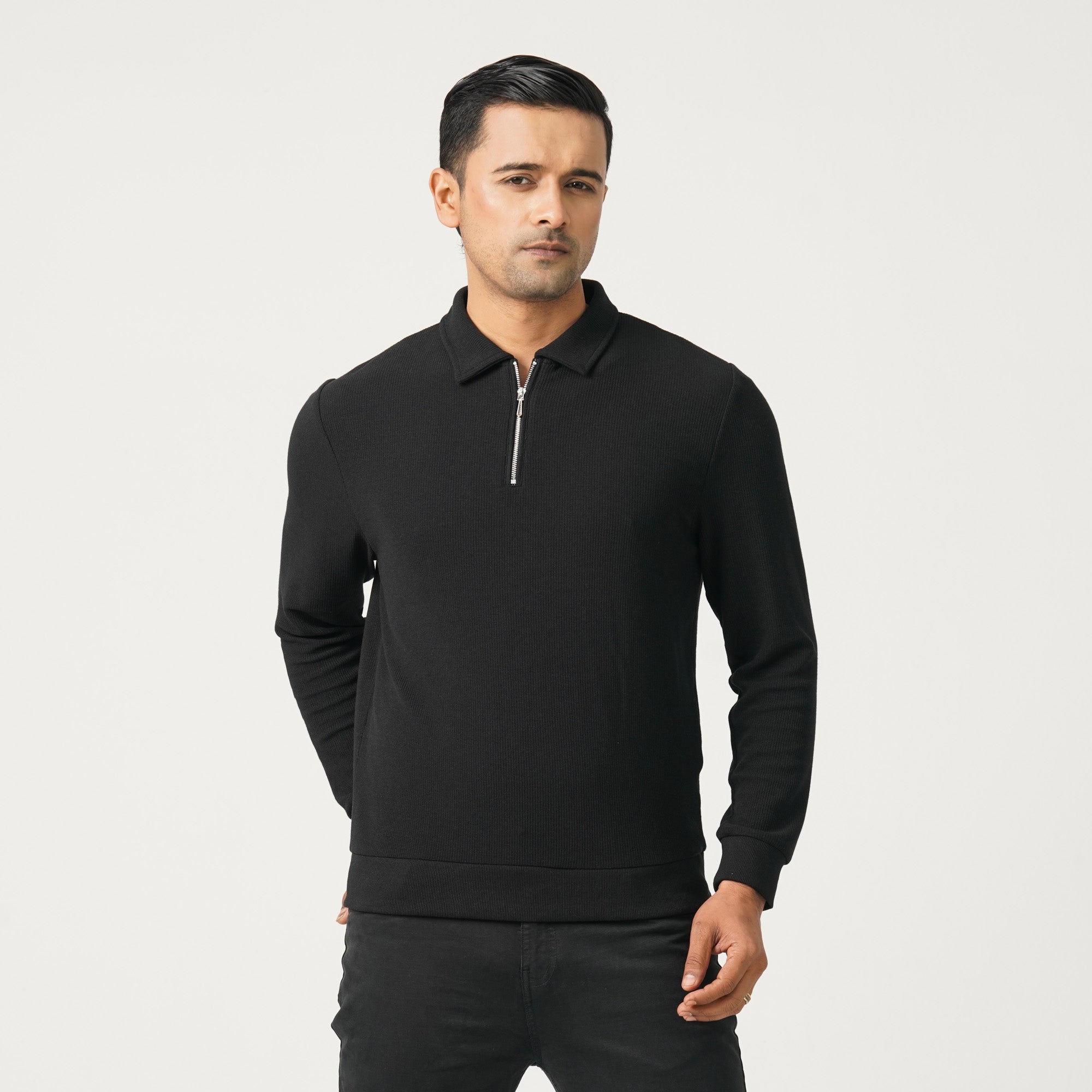Mens Black Polo Shirt