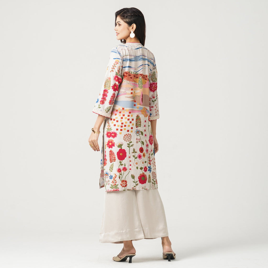 Women’s Silk Sequin Work Three Piece