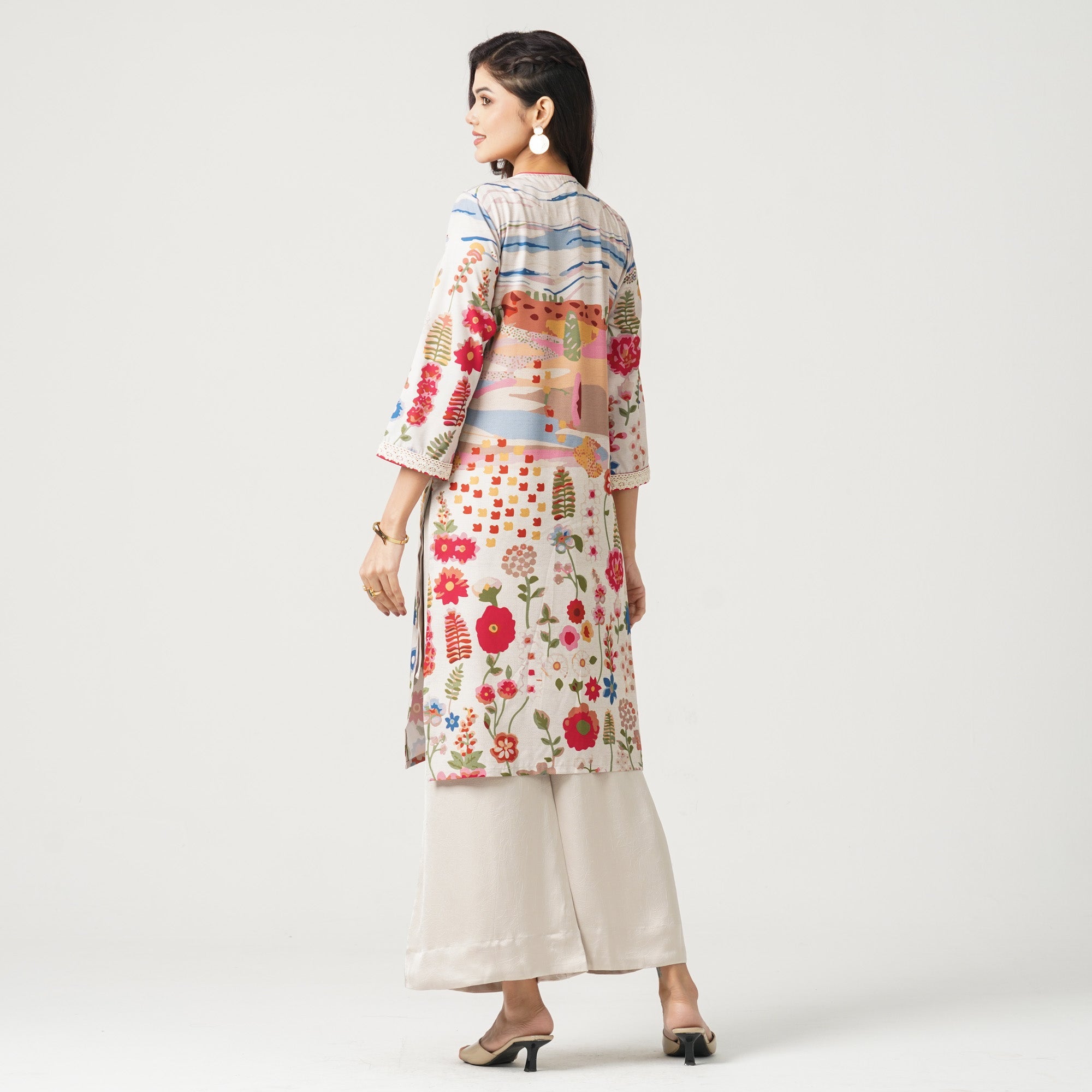 Women’s Silk Sequin Work Three Piece