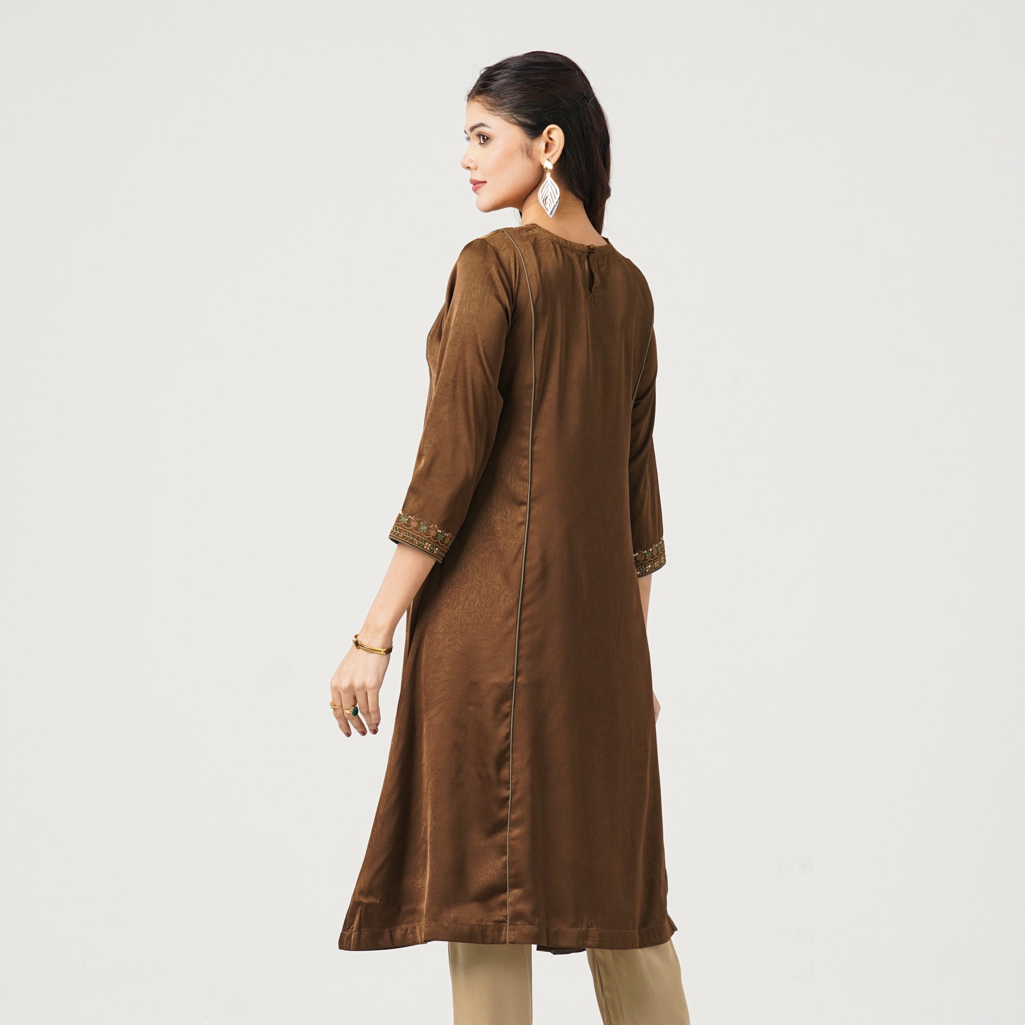 Women’s Cracked Silk Kurti